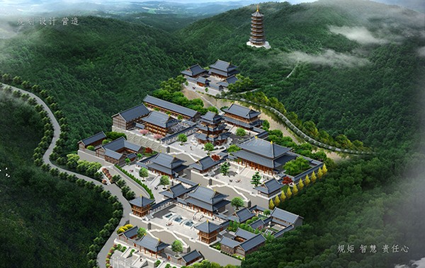 專(zhuān)注寺廟規(guī)劃鳥(niǎo)瞰圖公司